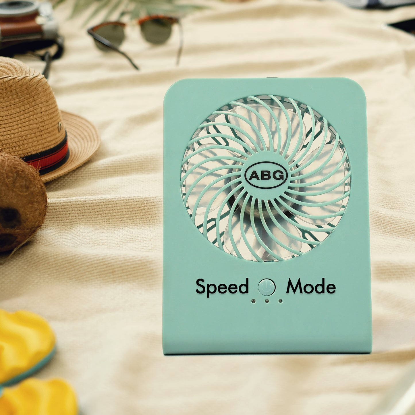 4810 Portable Desk Fan Big Table Fan 3 Step Speed Setting Fan Personal Desk Fan Suitable For Office School Home Use (Battery Not Include)
