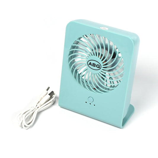 4810 Portable Desk Fan Big Table Fan 3 Step Speed Setting Fan Personal Desk Fan Suitable For Office School Home Use (Battery Not Include)