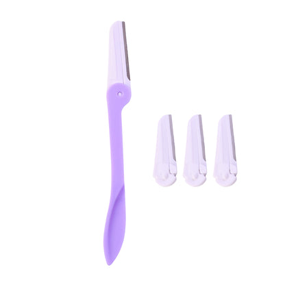 Eyebrow Facial Hair Razor With 3 Replaceable Blades
